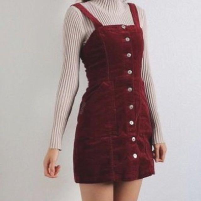 H and online m corduroy dress