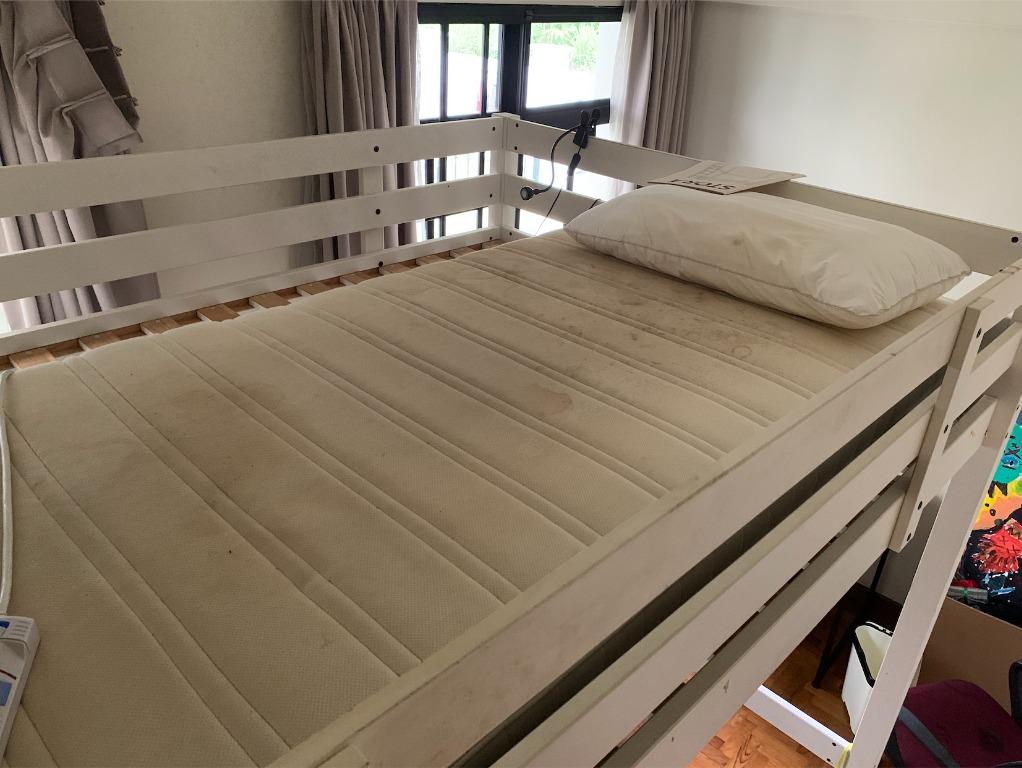 IKEA Bunk Bed with Mattress, Furniture & Home Living, Furniture, Bed