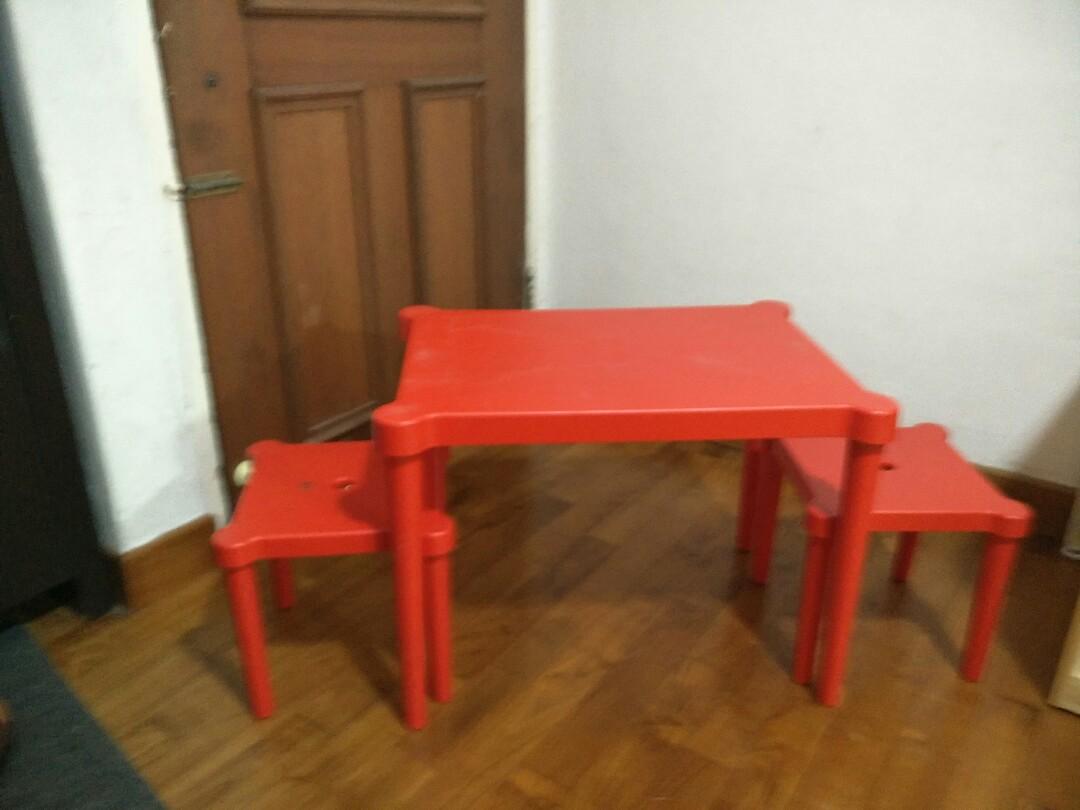 Ikea red kids 2025 table