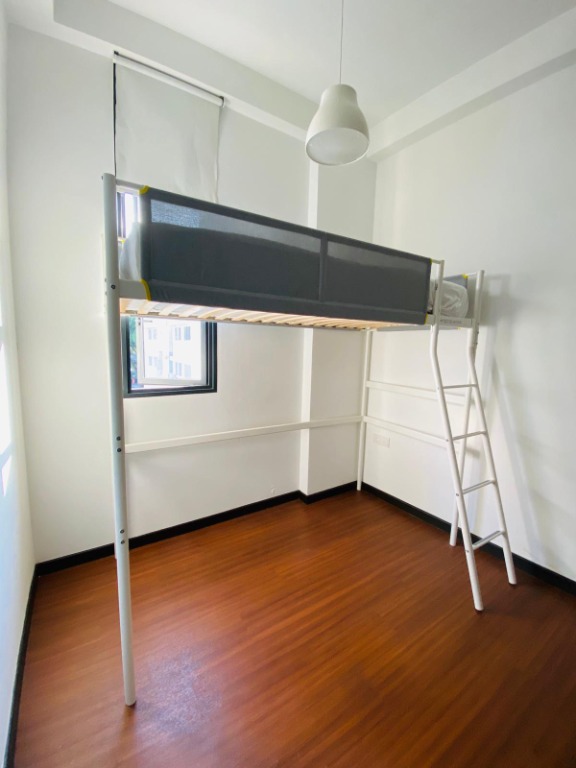 Ikea Vitval Loft Bed Frame Without Desktop Furniture Home Living Furniture Bed Frames Mattresses On Carousell