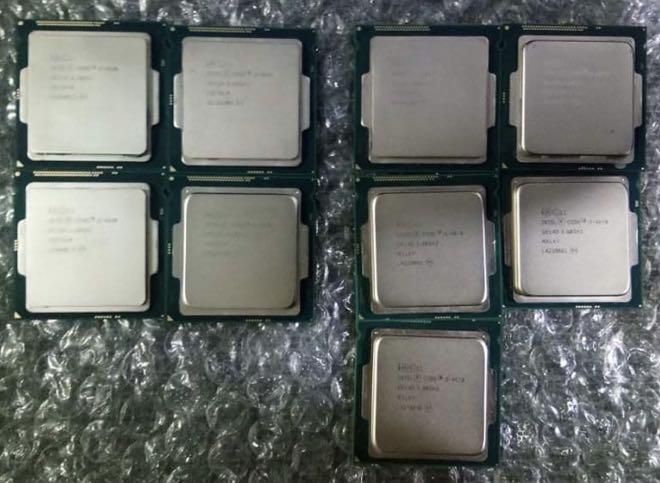 Intel Core i7-7700, i5-4690 and i5-4670 Processor (Category: Computer Parts) located in Mandaluyong City. Submitted by l2ayne (Listing ID 1040449797, Image 2). Description: Intel Core i5-4670 Processor 6M Cache, up to 3.80 GHz Haswell 4th Gen, 1150 Socket Price 3k each 40pcs avail Intel Core i5-4690 Processor 6M Cache, up to 3.90 GHz Haswell 4th Gen, 1150 Socket Price 3.5k each 4pcs avail Intel® Core™ i7-7700 Processor 8M Cache, up to 4.20 GHz Ka