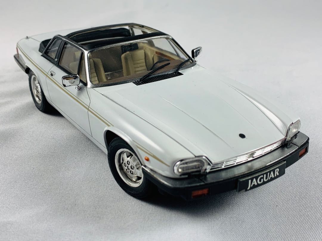 Jaguar Xjs Cabriolet White Model Kit Toys Games Others On Carousell