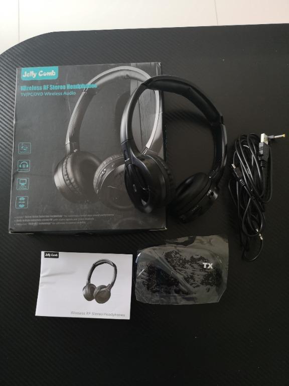 Jelly comb wireless rf stereo headphones hot sale