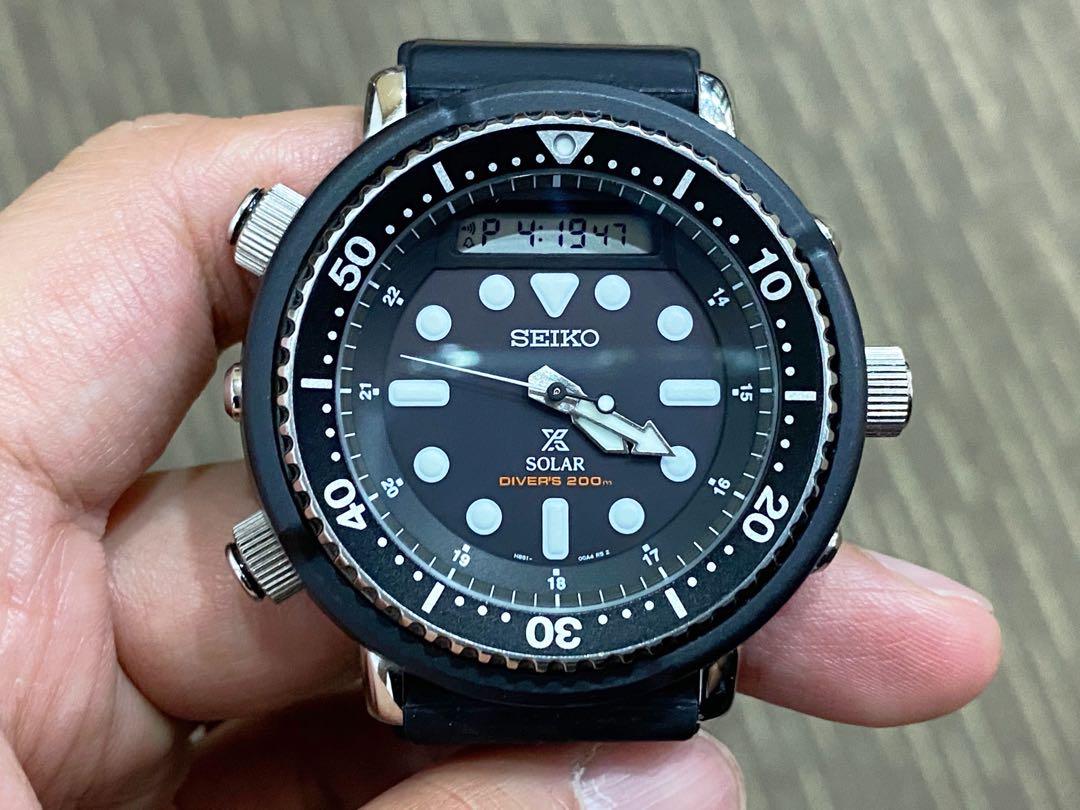 seiko snj025 solar arnie