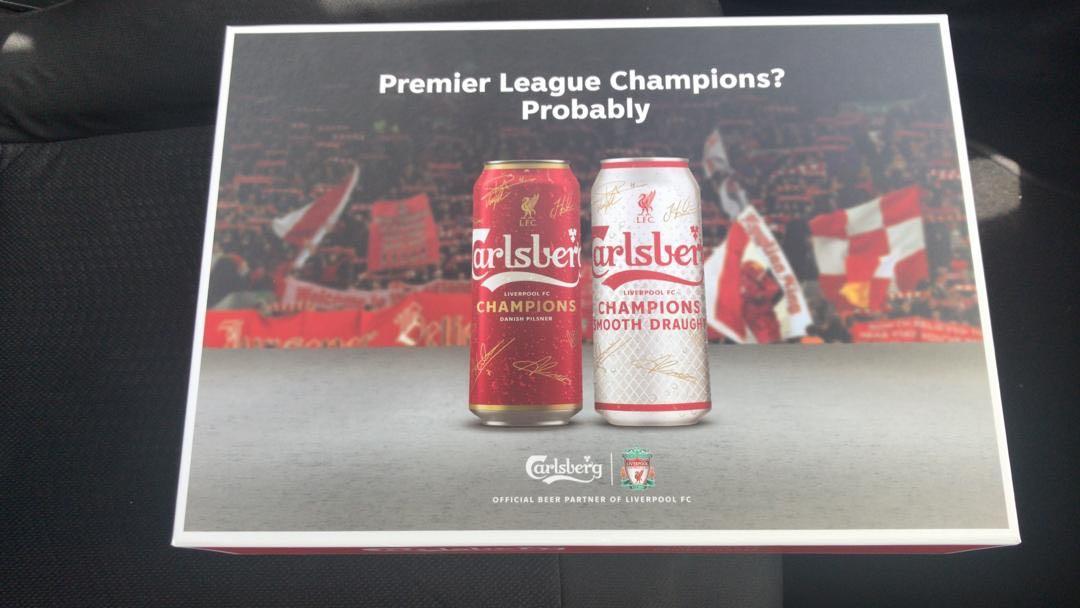 Carlsberg sales champions glass