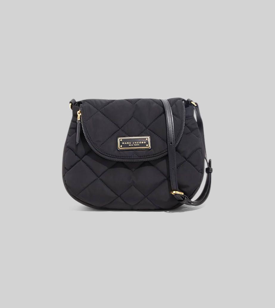 Marc jacobs quilted hotsell nylon messenger bag
