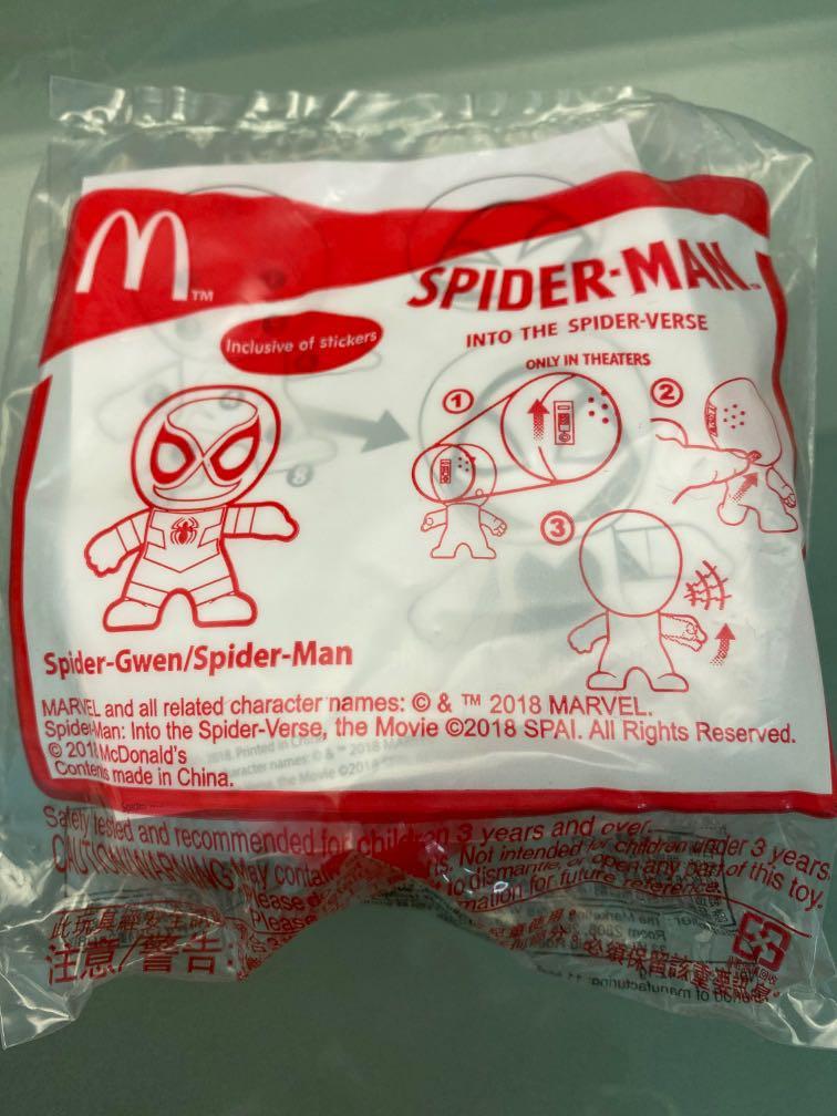 Mcdonalds happy meal toys spider man 2018 sales