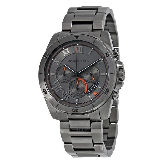 MICHAEL KORS Brecken Chronograph Grey Dial Watch MK8465 Men s