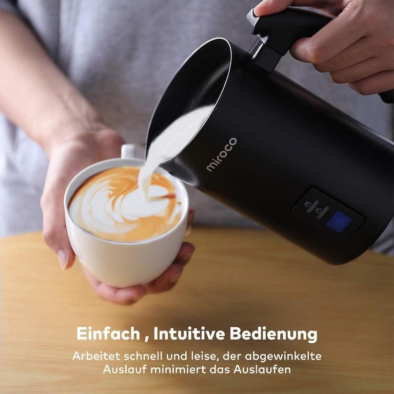 Miroco MIMF001 Stainless Steel Milk Frother, TV & Home Appliances