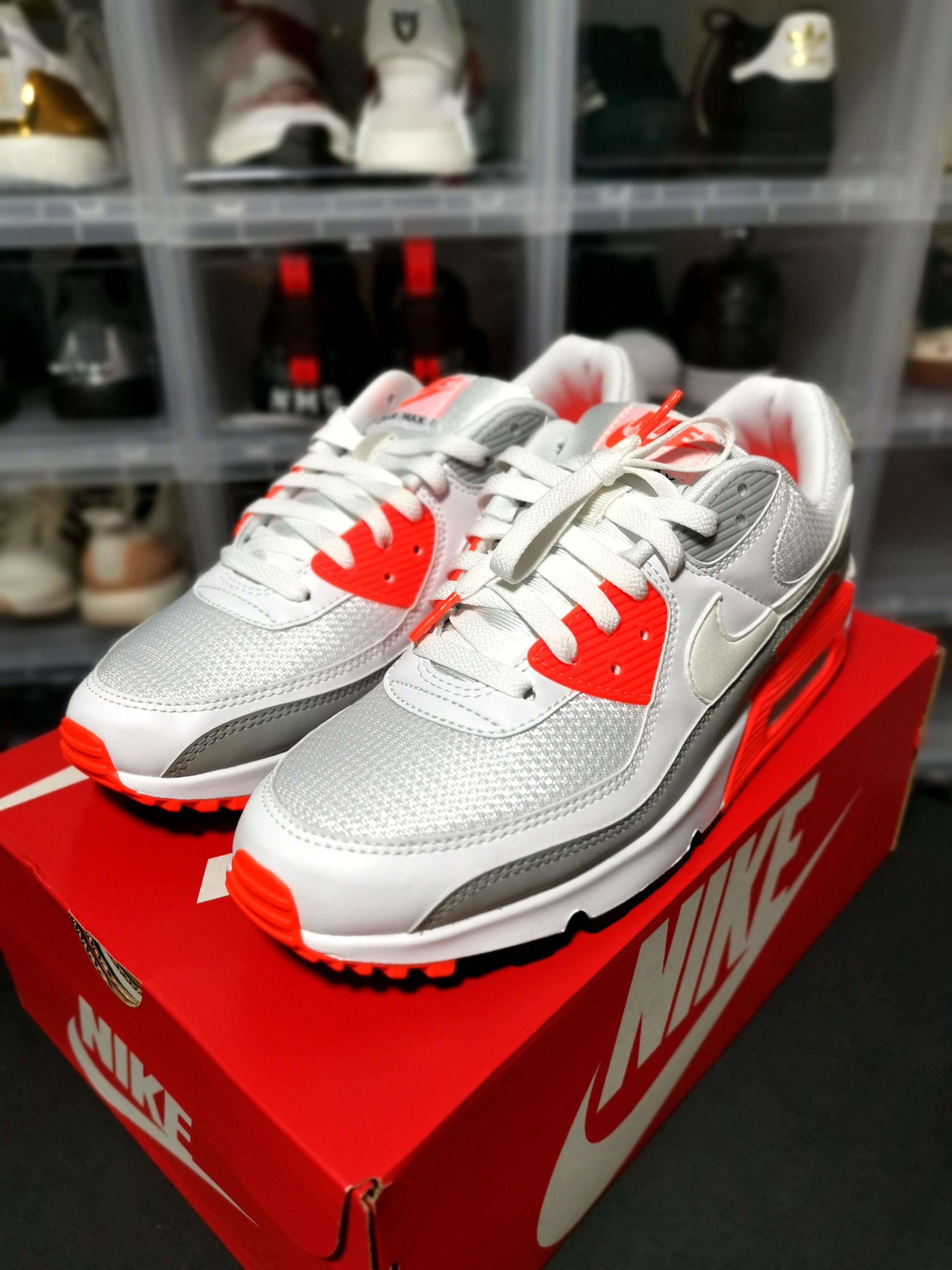 Air max 90 discount white hyper orange