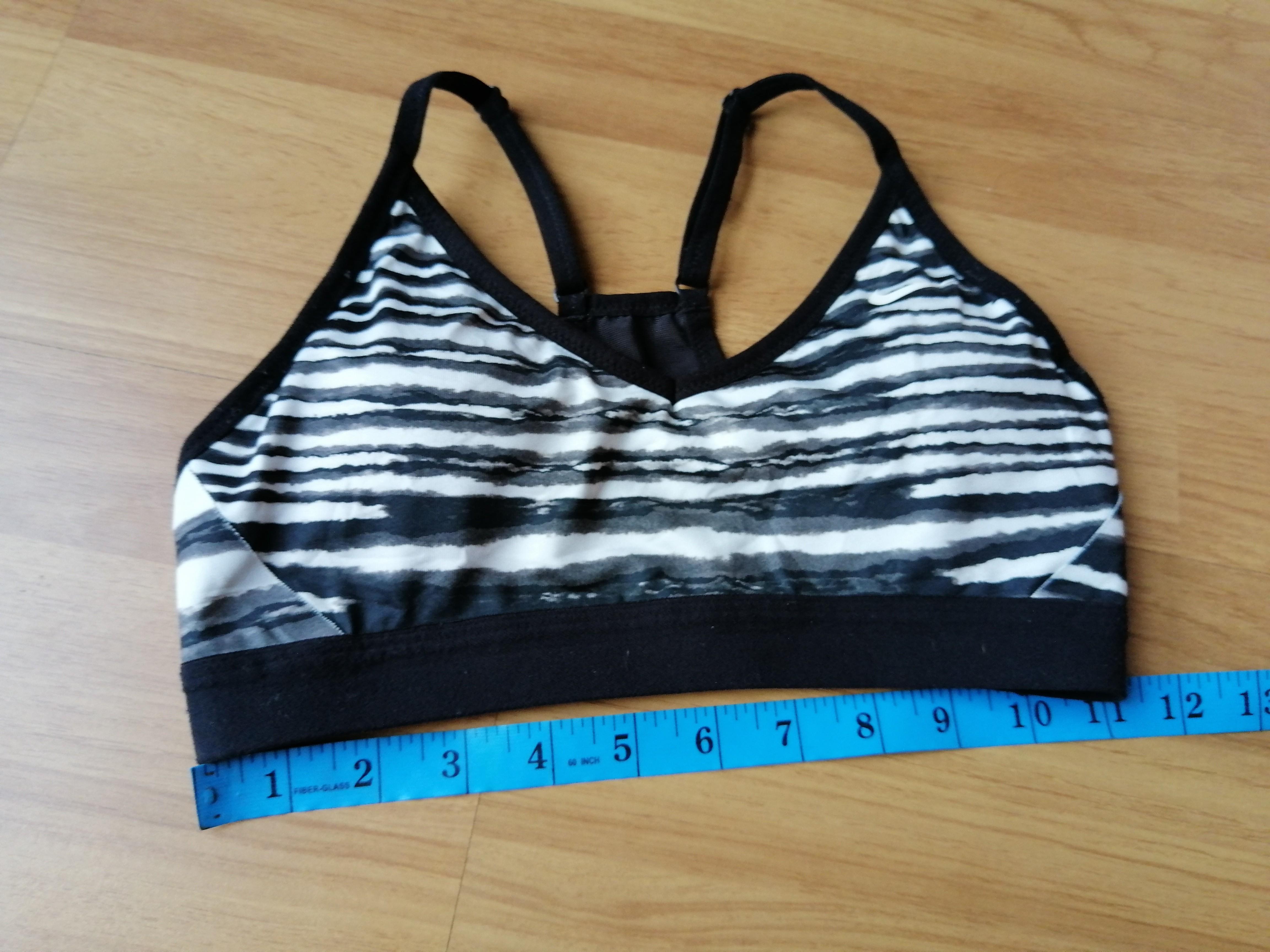nike tape sports bra