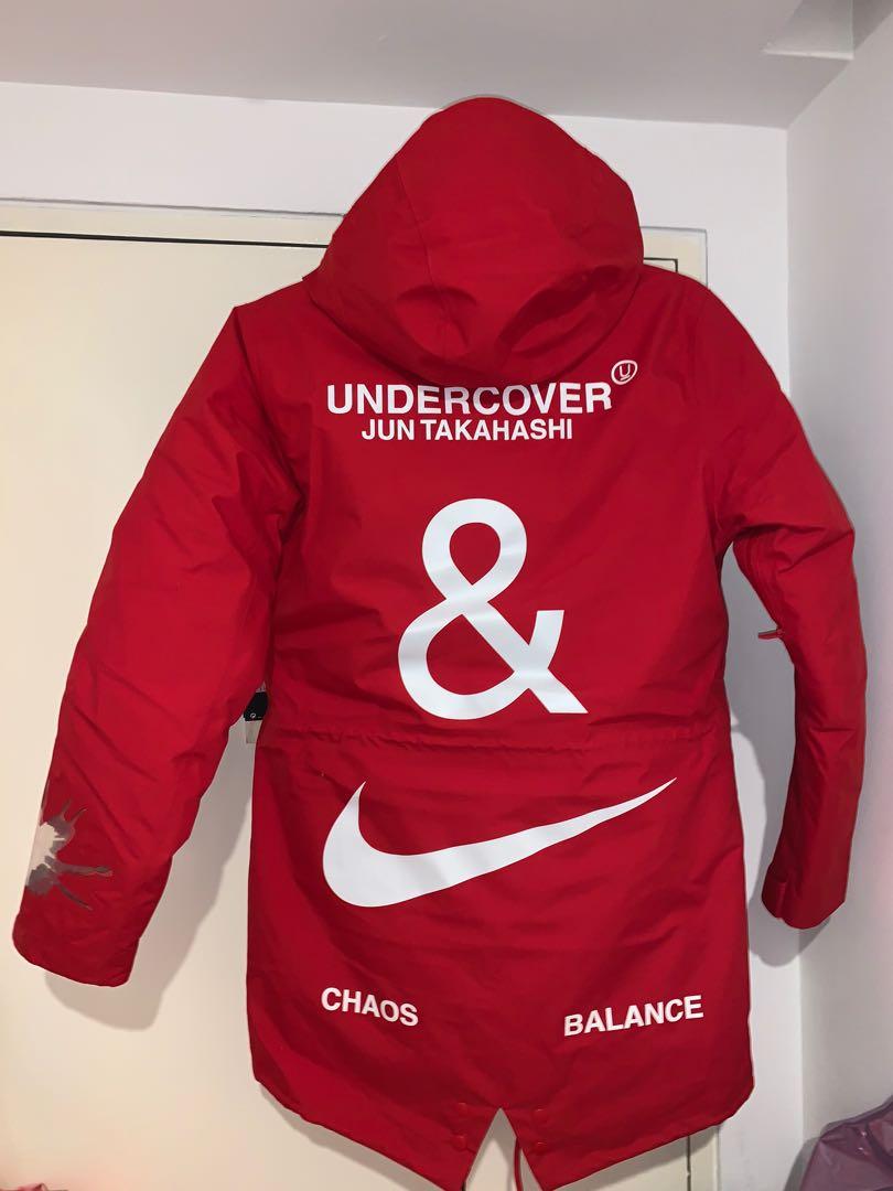 Nike x Undercover Red Fishtail Logo 