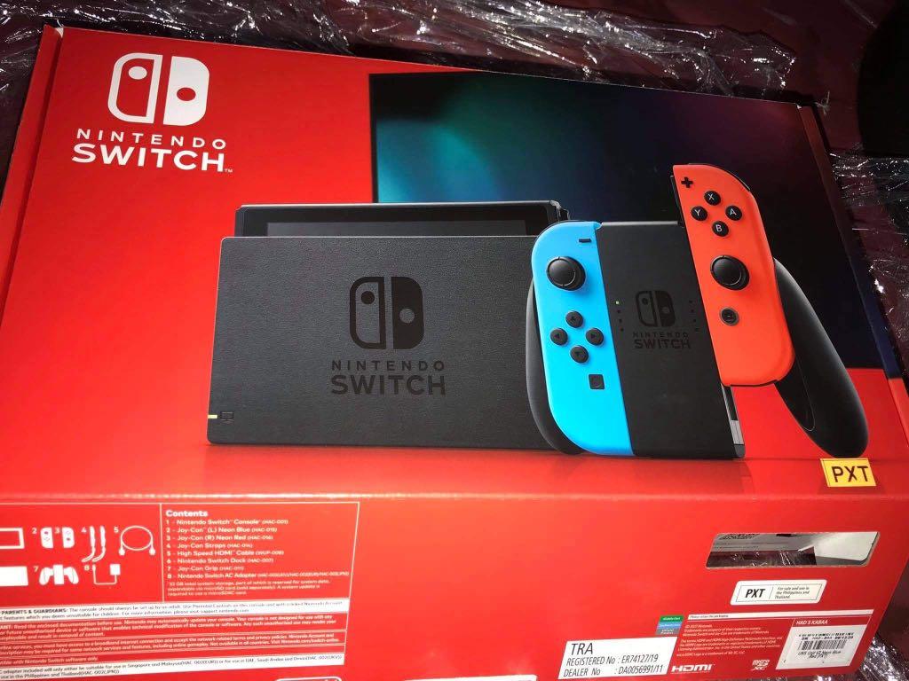 Nintendo Switch V2 Video Gaming Video Game Consoles Nintendo On Carousell