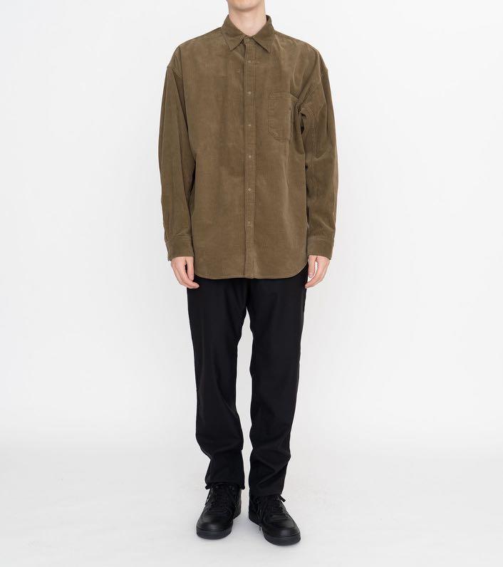 清貨)Organic Cotton Corduroy Big Shirt, 女裝, 上衣, T-shirt