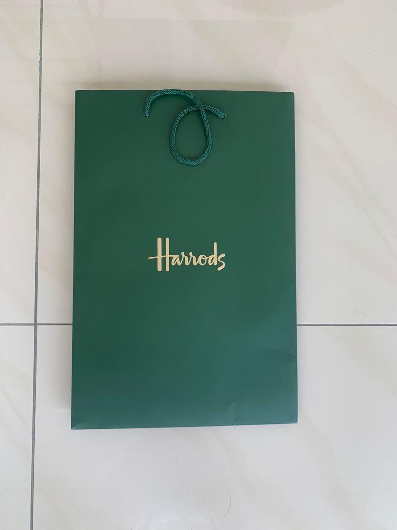 Harrods paper bag store