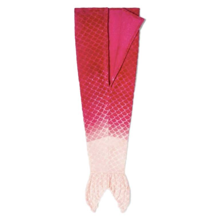 PILLOWFORT Ombre Mermaid Tail Blanket Peach Pink Furniture Home Living Furniture Bed Frames Mattresses on Carousell