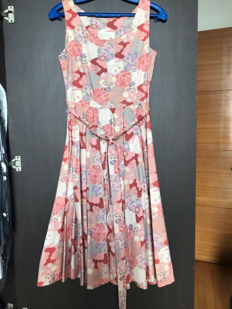 japanese print dresses