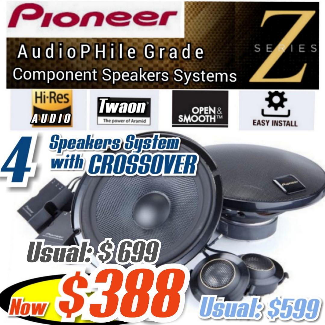 pioneer door speakers