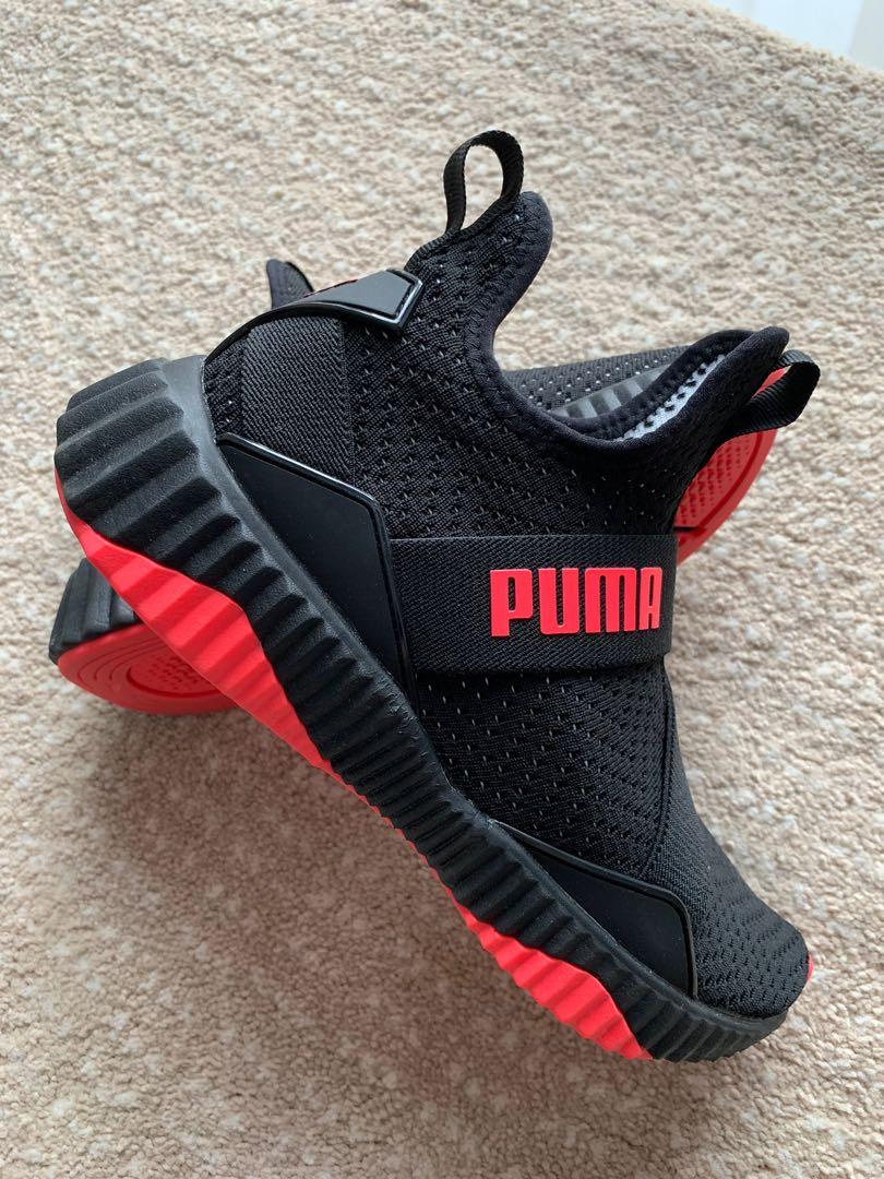 Puma defy mid pink top