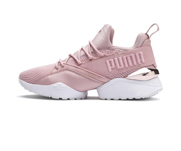 PUMA Women s Muse Maia Metallic Rose WN s Low Top Sneakers Women s Fashion Footwear Sneakers on Carousell