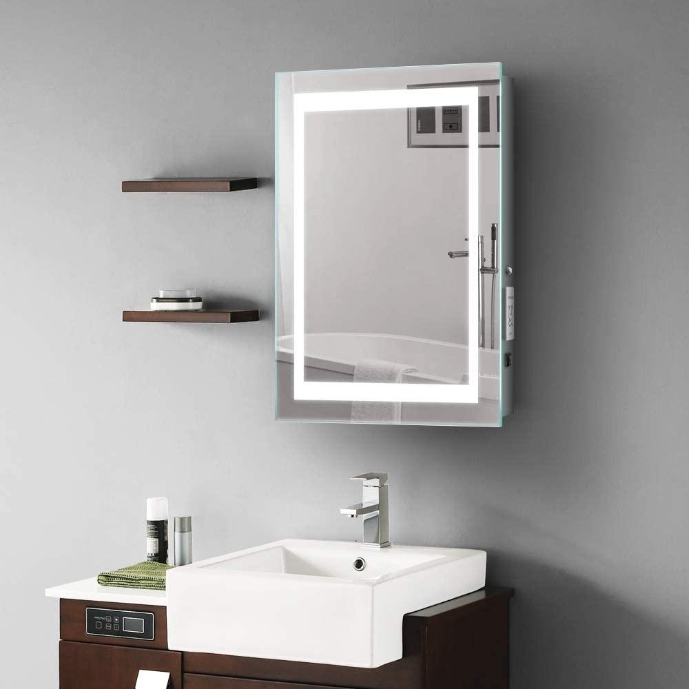 Quavikey Led Illuminated Bathroom Fogless Mirror Wall Mounted Rectangular Bathroom Mirrors With Lights Shaver Socket Demister Pad For Makeup Cosmetic Shaver Charging 500 X 700mm Electronics Others On Carousell Bathroom mirrors with led lights not only illuminate your bathroom with gentle and subtle lighting, they also boast longevity and sleek style. quavikey led illuminated bathroom fogless mirror wall mounted rectangular bathroom mirrors with lights shaver socket demister pad for makeup cosmetic