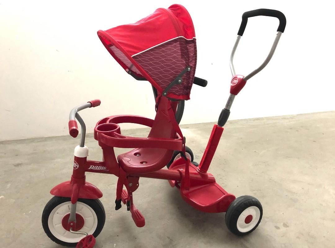 Ride and stand trike top