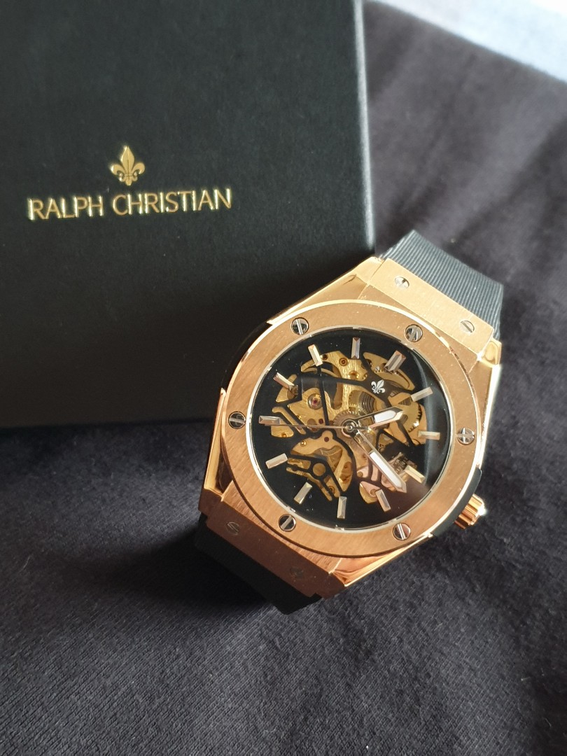 Ralph christian shop skeleton watch