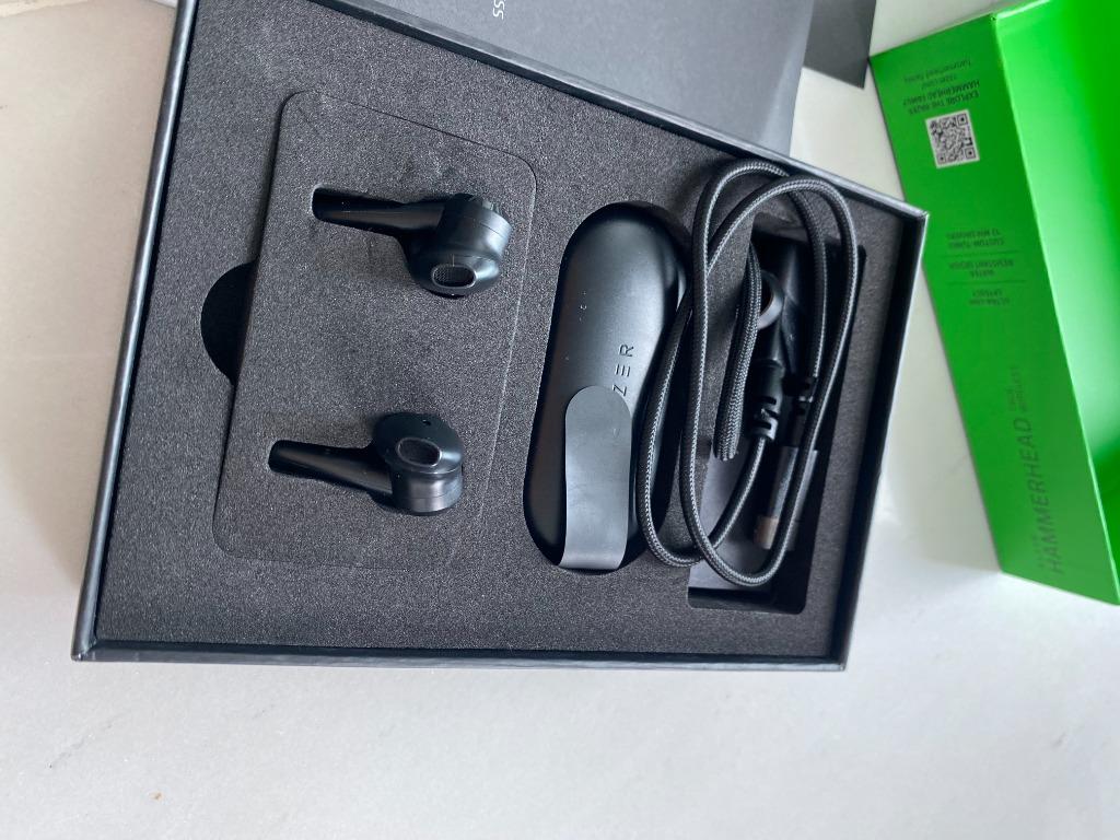 Razer Hammerhead True Wireless Earbuds Black Audio Earphones On Carousell