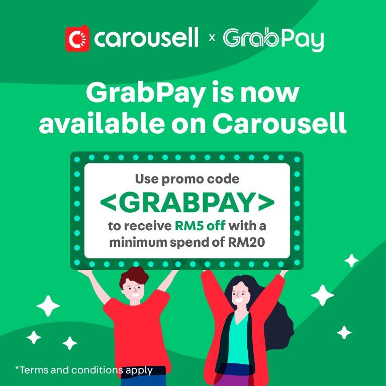 Redeem your RM5 via Grabpay