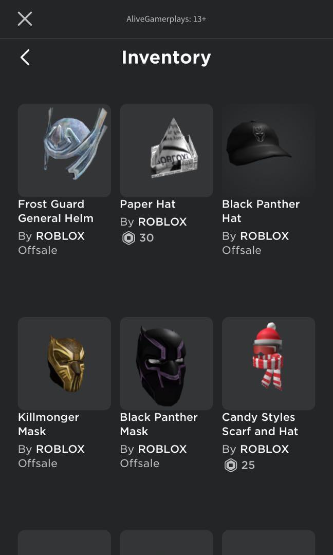 Roblox Toys Games Video Gaming In Game Products On Carousell - candy styles scarf and hat roblox