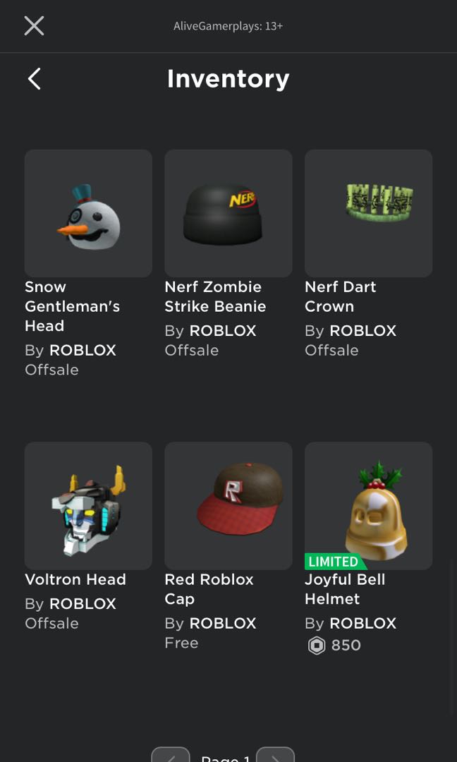 Roblox Toys Games Video Gaming In Game Products On Carousell - roblox nerf zombie strike fedora