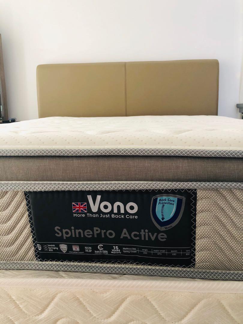Slumberland queen mattress Spinepro Active with mattress cover and