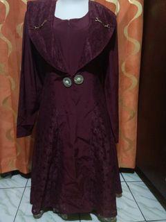 #special1010 dress maroon keunguan