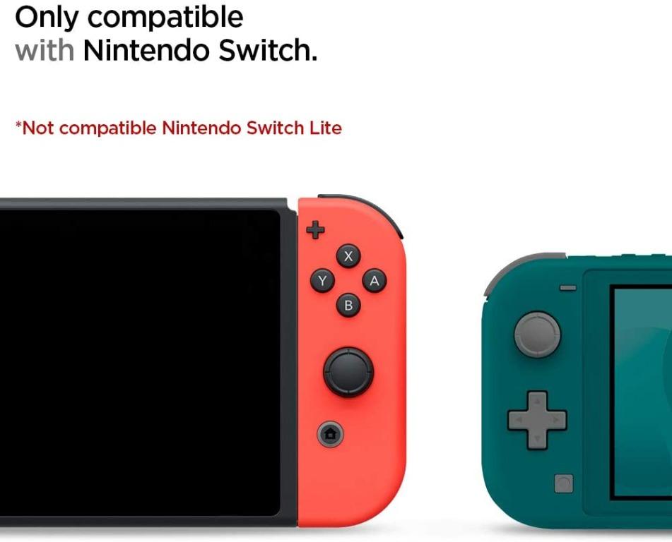 Spigen Rugged Armor Case for Nintendo Switch (Category: Cases & Covers) located in Manila. Submitted by techsmartph (Listing ID 1040507651, Image 2). Description: * Sleek and timeless matte black layer with raised bumper guards * Added texture around control stations for enhanced grip * Transparent back shows off the original color of Nintendo Switch * Includes a hand strap for a more controlled and drop-free experience * Only compatible with Nin