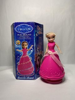 spinning elsa doll