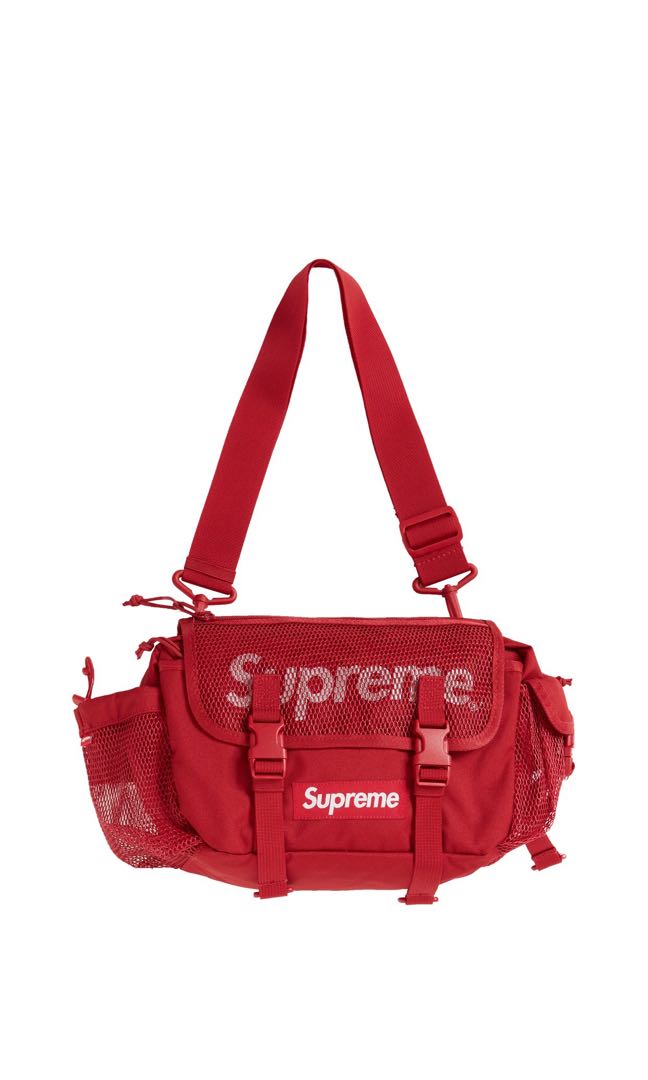 Supreme red shop waist bag