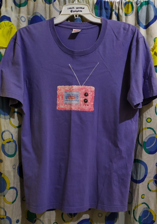 supreme tee purple