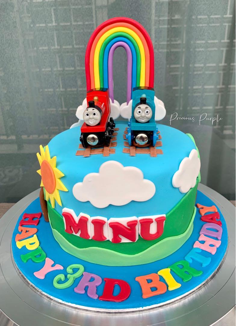 Happy Train Cake Template