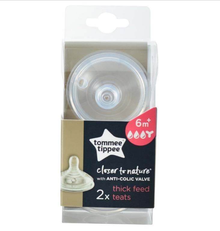 Tommee Tippee Teat Nipple Puting Thick Flow 6m Babies Kids Nursing Feeding On Carousell