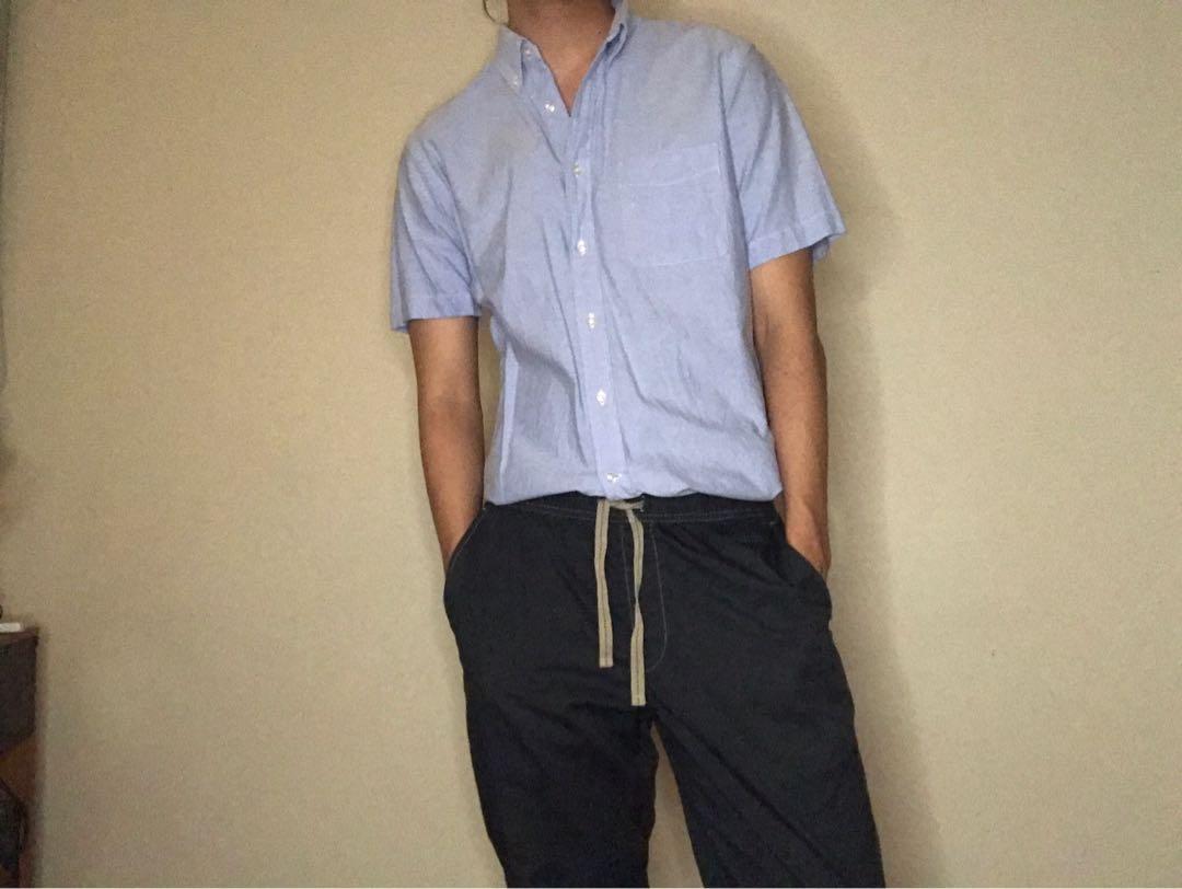 Uniqlo light blue polo short sleeve Men s Fashion Tops Sets
