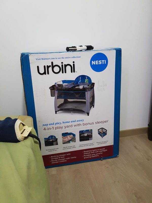 Urbini 4 in 1 hotsell play yard with bonus sleeper
