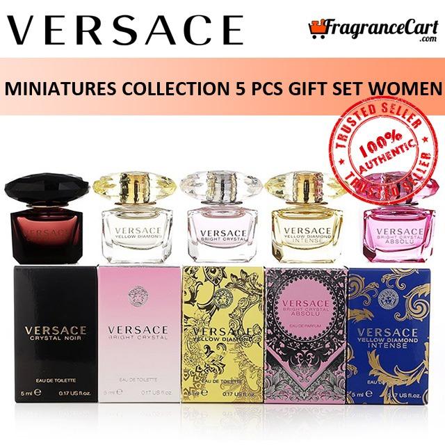 Versace miniatures top collection 5 piece