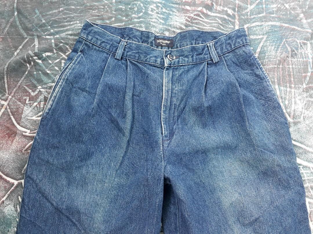 Dockers cheap pleated jeans