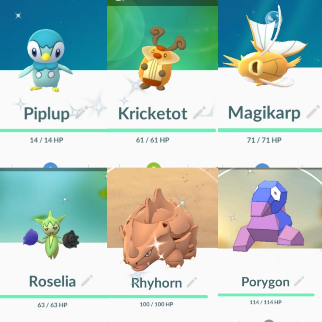 Pokemon Go Shiny Legendary Pokemons, Video Gaming, Gaming Accessories, Game  Gift Cards & Accounts on Carousell