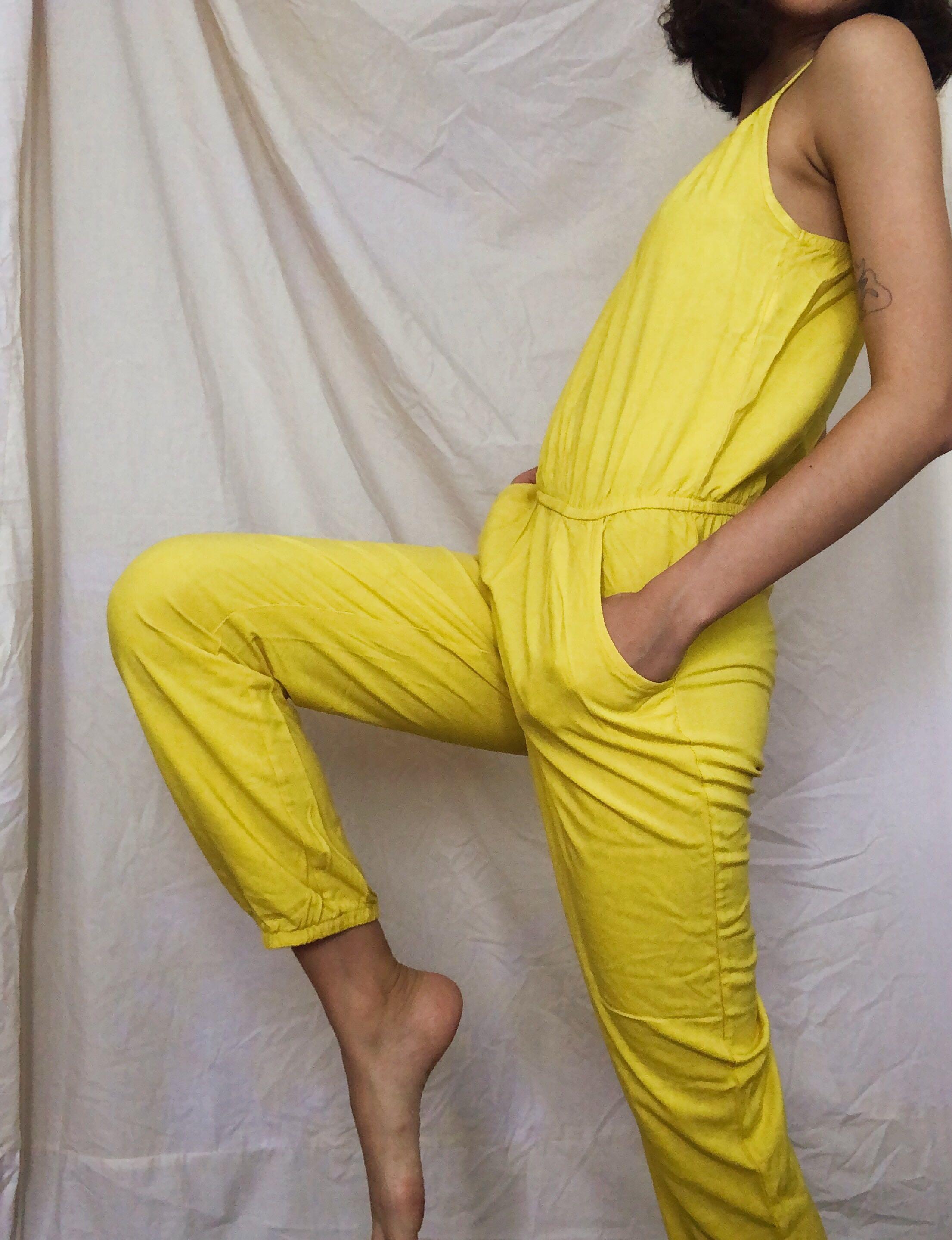 Yellow jumpsuits for ladies Outlet