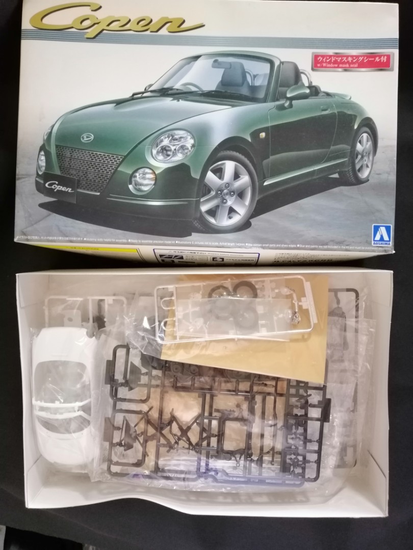 1/24 Copen開蓬車模型, 興趣及遊戲, 玩具& 遊戲類- Carousell