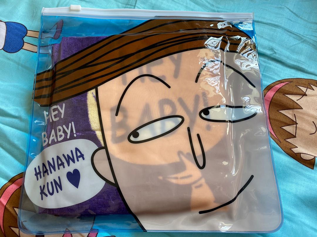 花輪同學毛巾櫻桃小丸子連防水游水袋 傢俬 家居 其他 Carousell