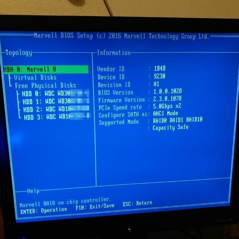接近全新 Marvell 88SE9230 4 Port SATA3 PCI-E 4X RAID Card 操作正常, 電腦＆科技, 電腦周邊 ...