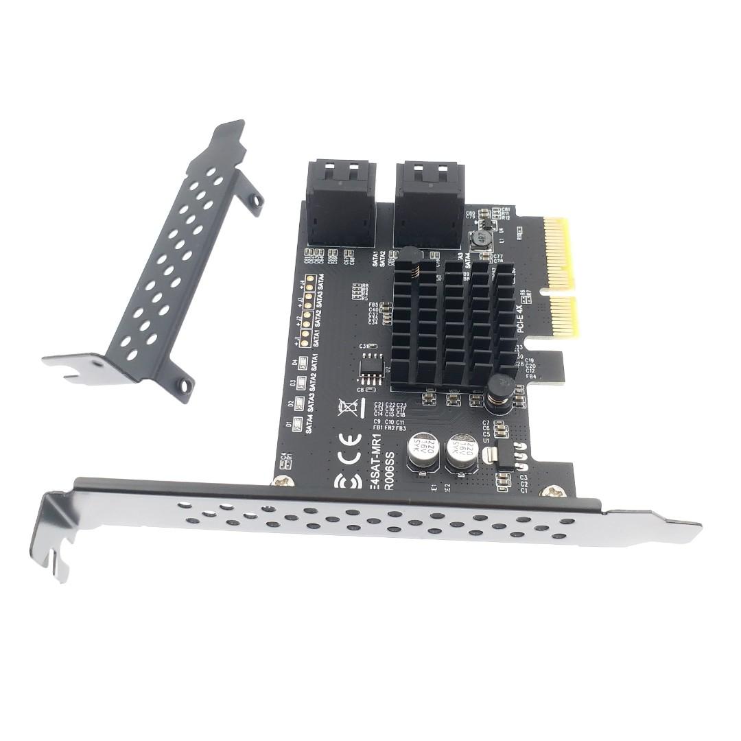 接近全新 Marvell 88SE9230 4 Port SATA3 PCI-E 4X RAID Card 操作正常, 電腦＆科技, 電腦周邊 ...