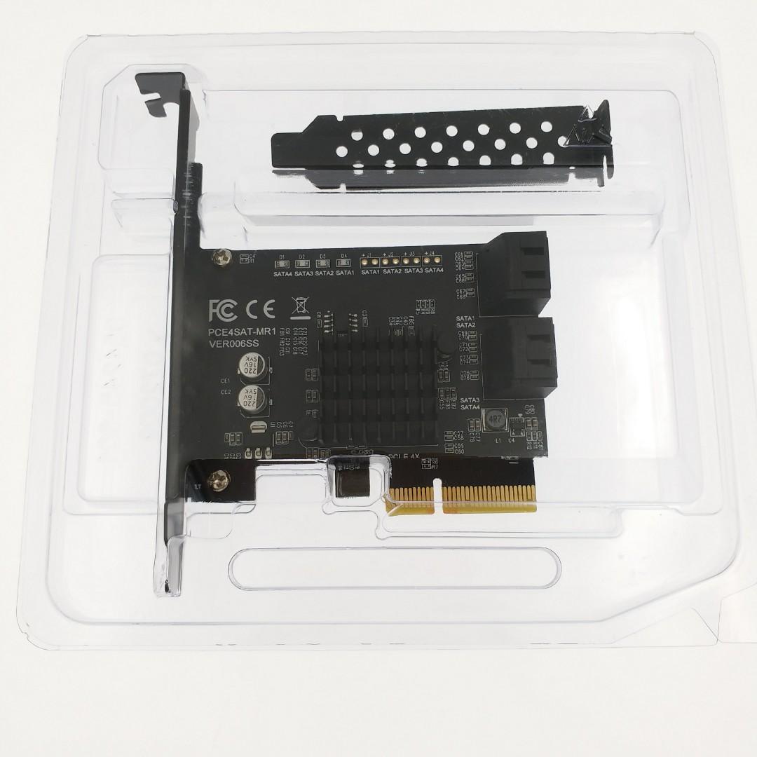 接近全新 Marvell 88SE9230 4 Port SATA3 PCI-E 4X RAID Card 操作正常, 電腦＆科技, 電腦周邊 ...